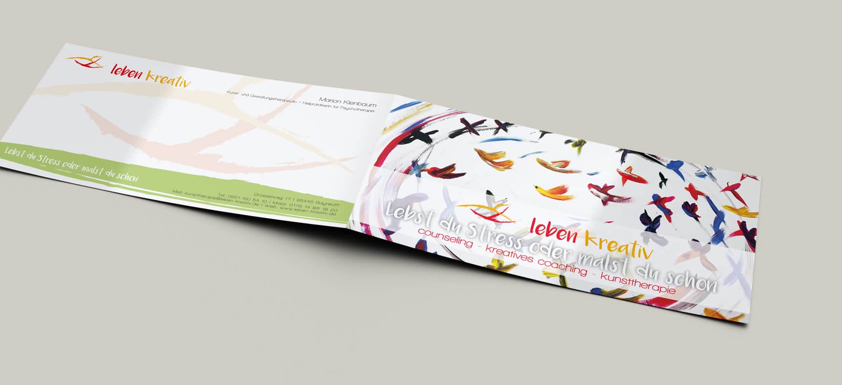 Atelier Kienbaum Leben Kreativ | Corporate Design entwickelt von StatusZwo.com