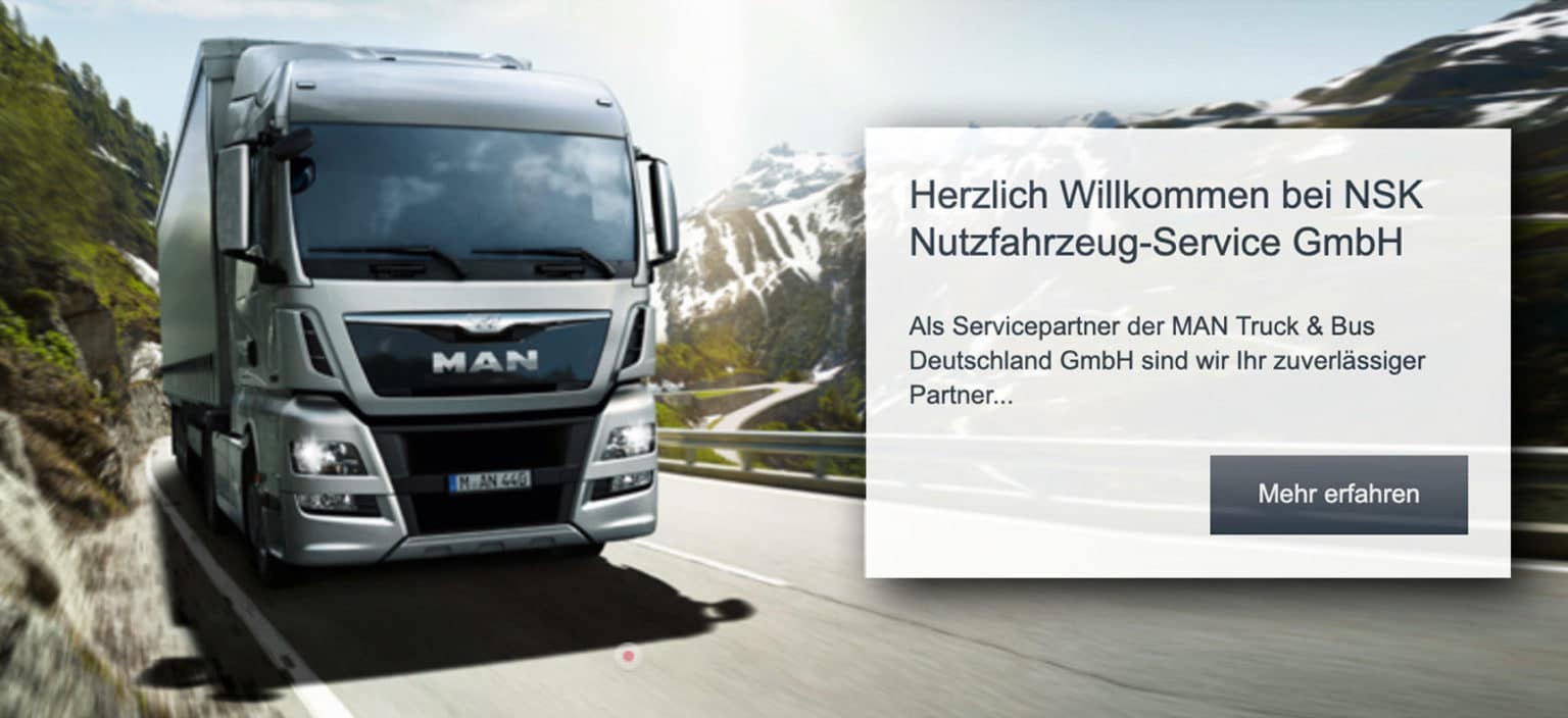 MAN - NSK Nutzfahrzeuge Service Kamenz GmbH | Website erstellt von StatusZwo.com