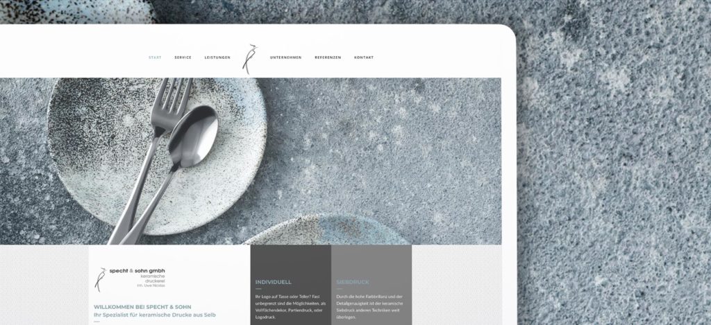 Specht & Sohn GmbH - Siebdruckerei | Website erstellt von StatusZwo.com