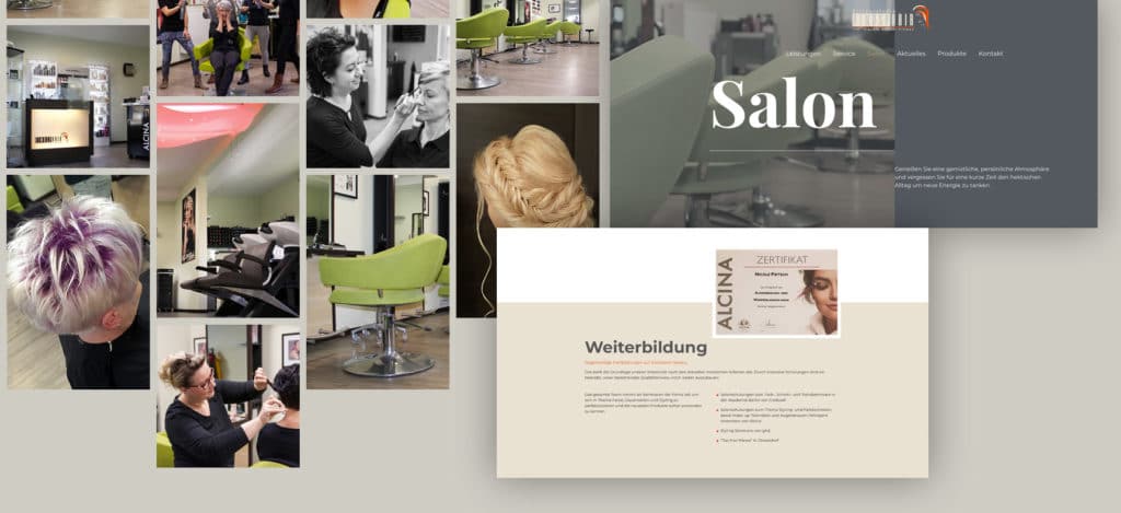 Friseurstudio AtmospHair | Website erstellt von StatusZwo.com