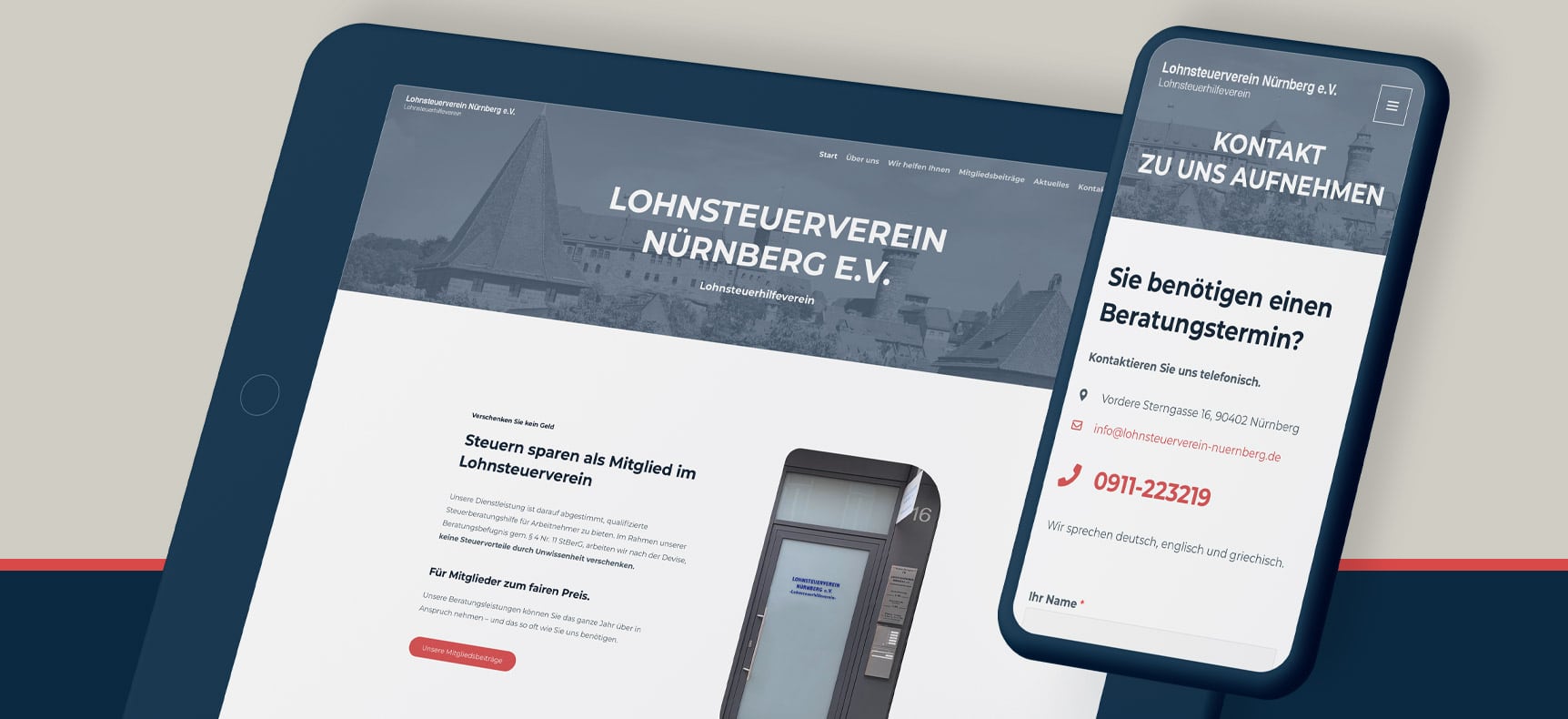 Lohnsteuerverein Nürnberg e.V. | Website erstellt von StatusZwo.com