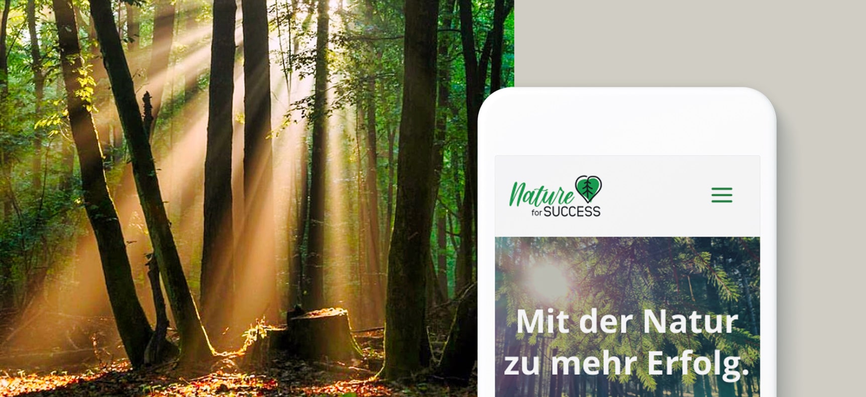 Nature for success Natur Coaching | Logo erstellt von StatusZwo.com