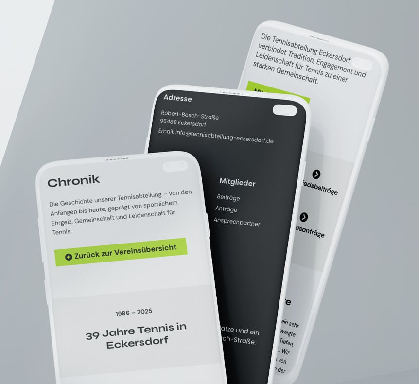 TAE Tennisabteilung Eckersdorf | Website erstellt von StatusZwo.com