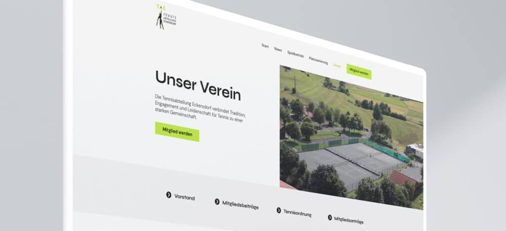 TAE Tennisabteilung Eckersdorf | Website erstellt von StatusZwo.com